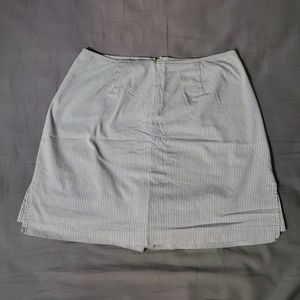 Green Plaid Mini Skort